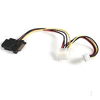 Startech.com Adaptador de Cable de Alimentación LP4 a SATA con Alimentación Floppy (LP4SATAFMD) Startech.com Adaptador de Cable de Alimentación LP4 a SATA con Alimentación Floppy (LP4SATAFMD)